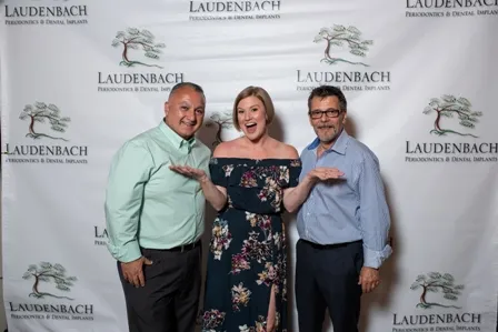 Laudenbach Periodontics Gives Back -2 drs and a woman